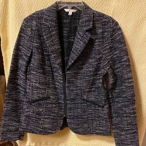 CAbi Black and White Patterned Blazer